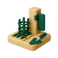 Poydevor, karkas/monolit